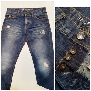 Aeropostale Slim Straight Button Fly 28 X 30